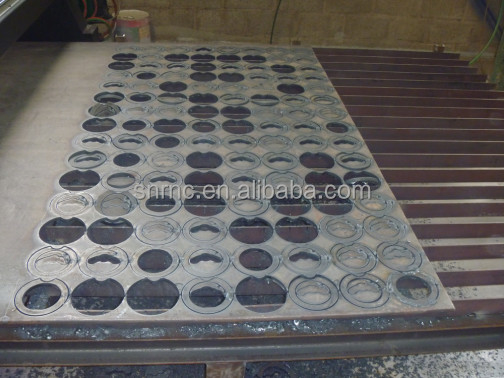 Cortadora negra de llama del plasma del CNC del pórtico para la hoja de metal