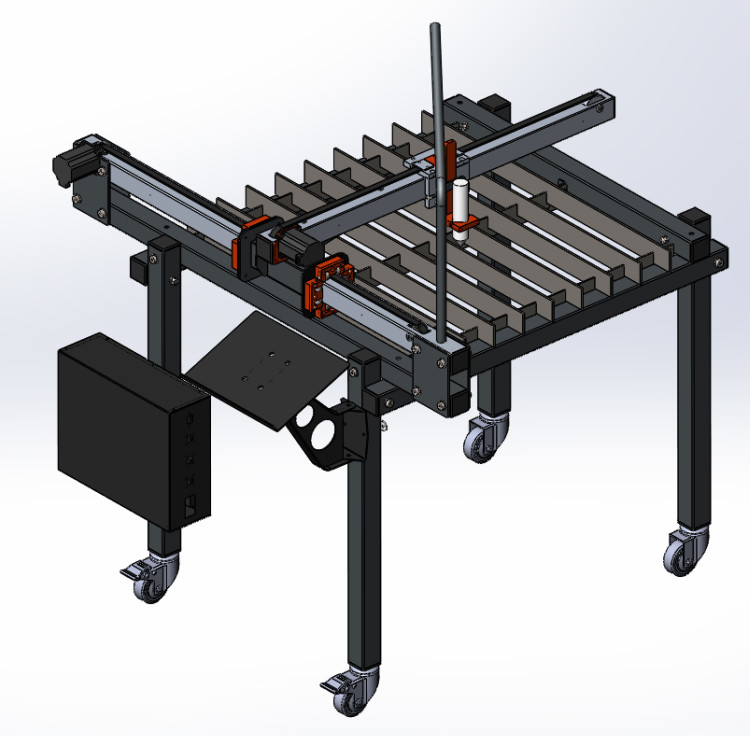 Cortador para corte de metales del plasma del CNC del cuadro el 1.2m del CNC de SNR pequeño para inoxidable